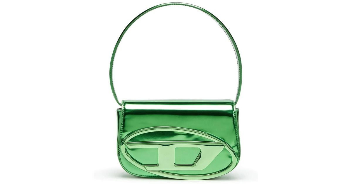 archive DIESEL green ハンドバッグ Diesel 1dr Xs Green Diesel Leather Bags DIESEL(ディーゼル) 1DR