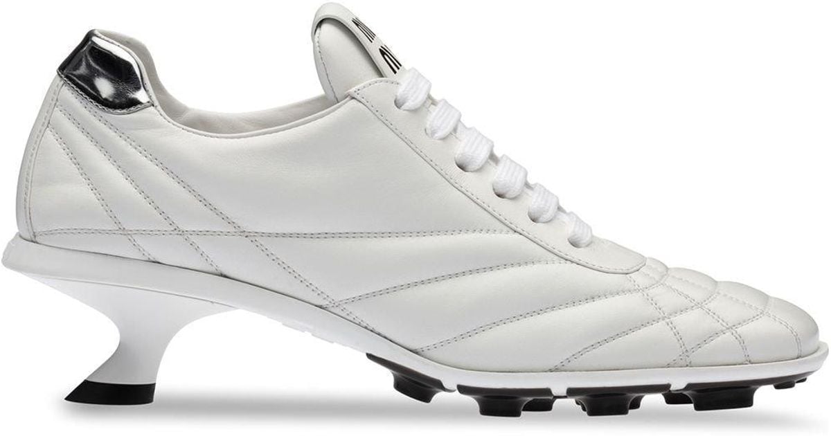 miu miu pointed toe sneakers