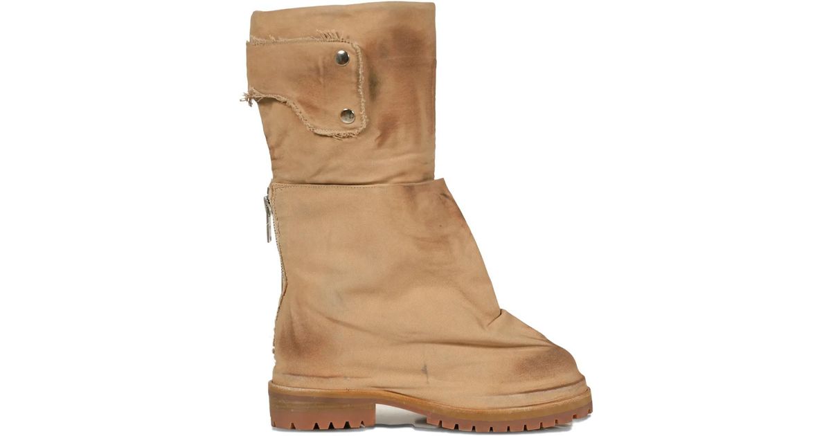 424 Zip-Up Boots in Natural for Men | Lyst
