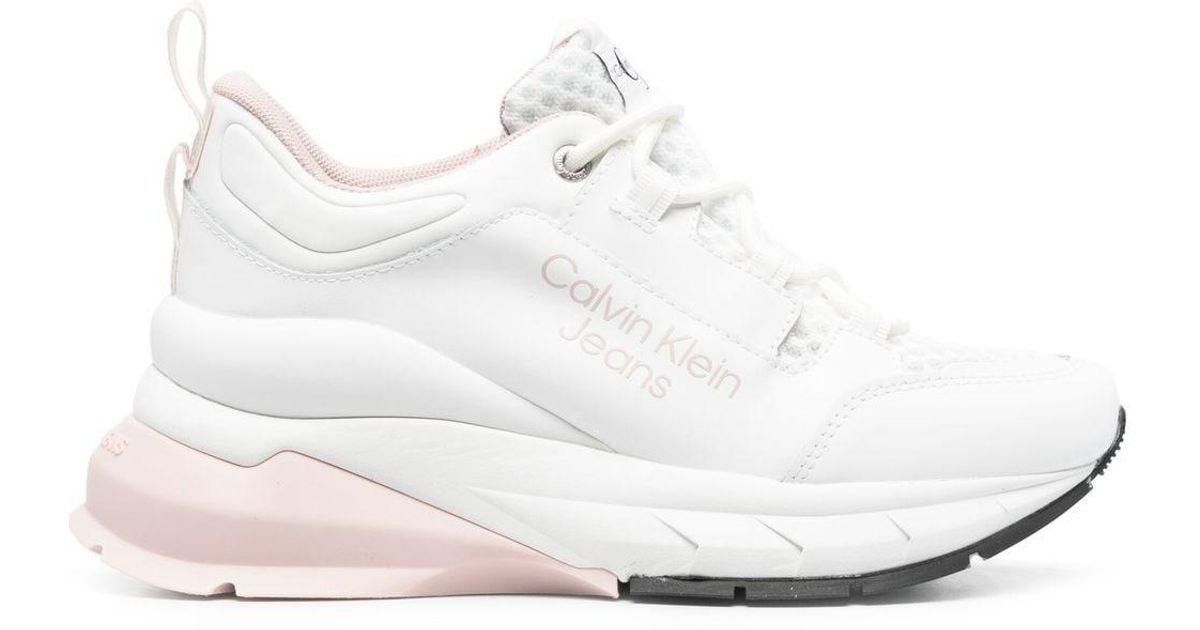 calvin klein women's frances wedge sneakers