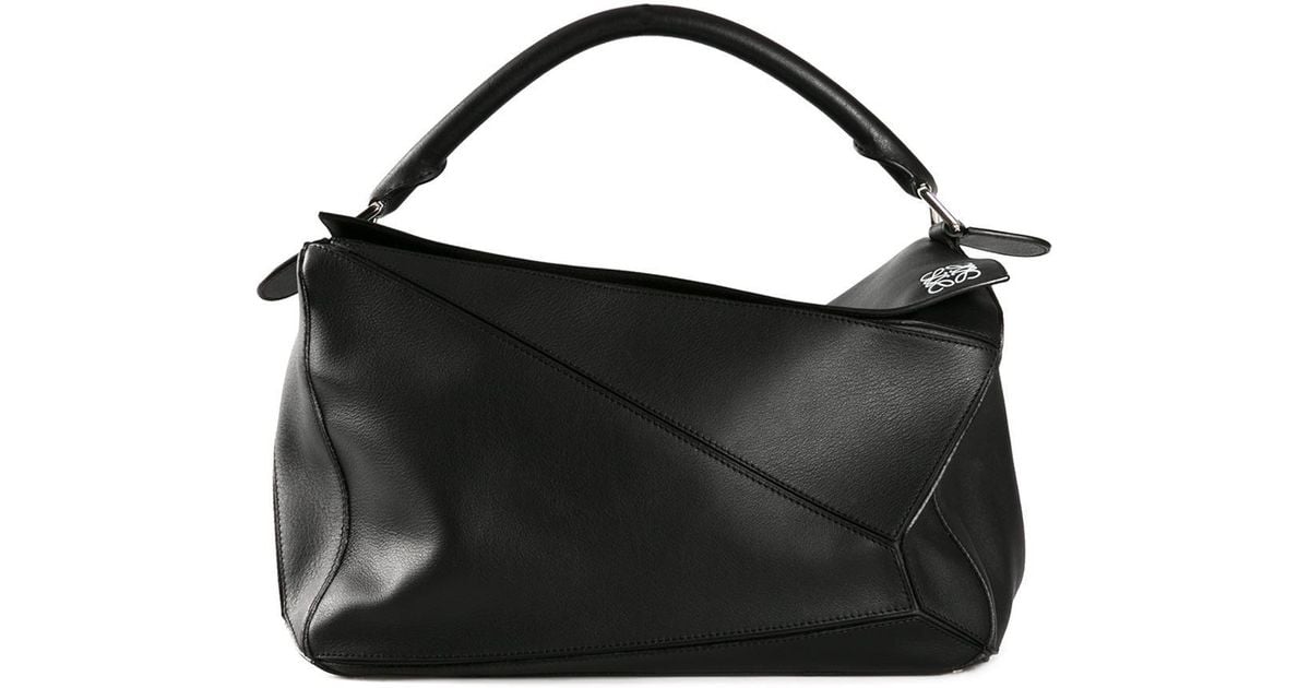 Loewe Large 'puzzle' Bag in Black | Lyst