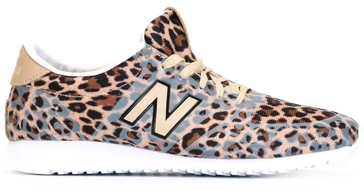 new balance leopard print trainers