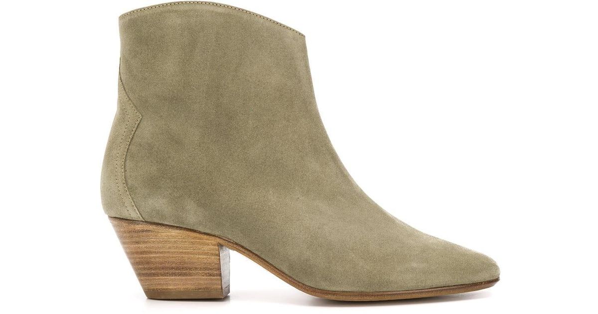 isabel marant dacken suede ankle boots