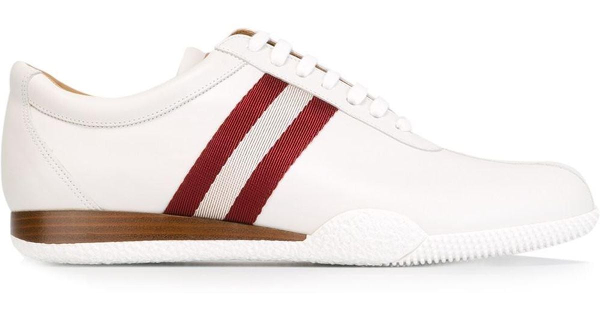 Bally Leather 'frenz' Sneakers in White 