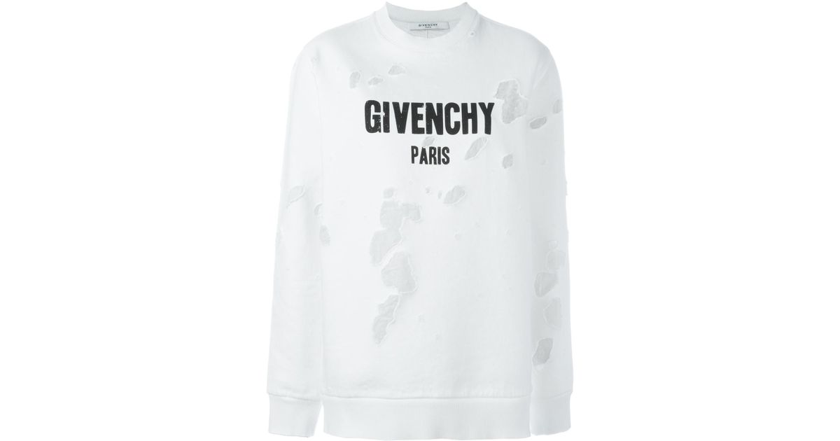 white givenchy sweatshirt