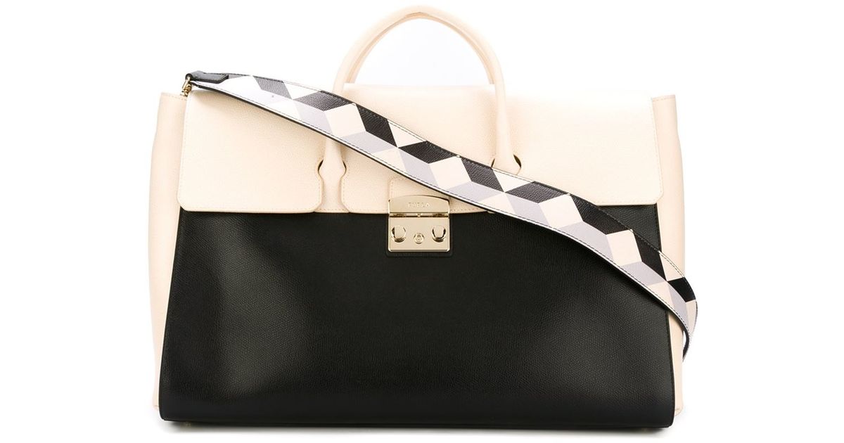 Furla Rectangular Laptop Bag in Black Lyst
