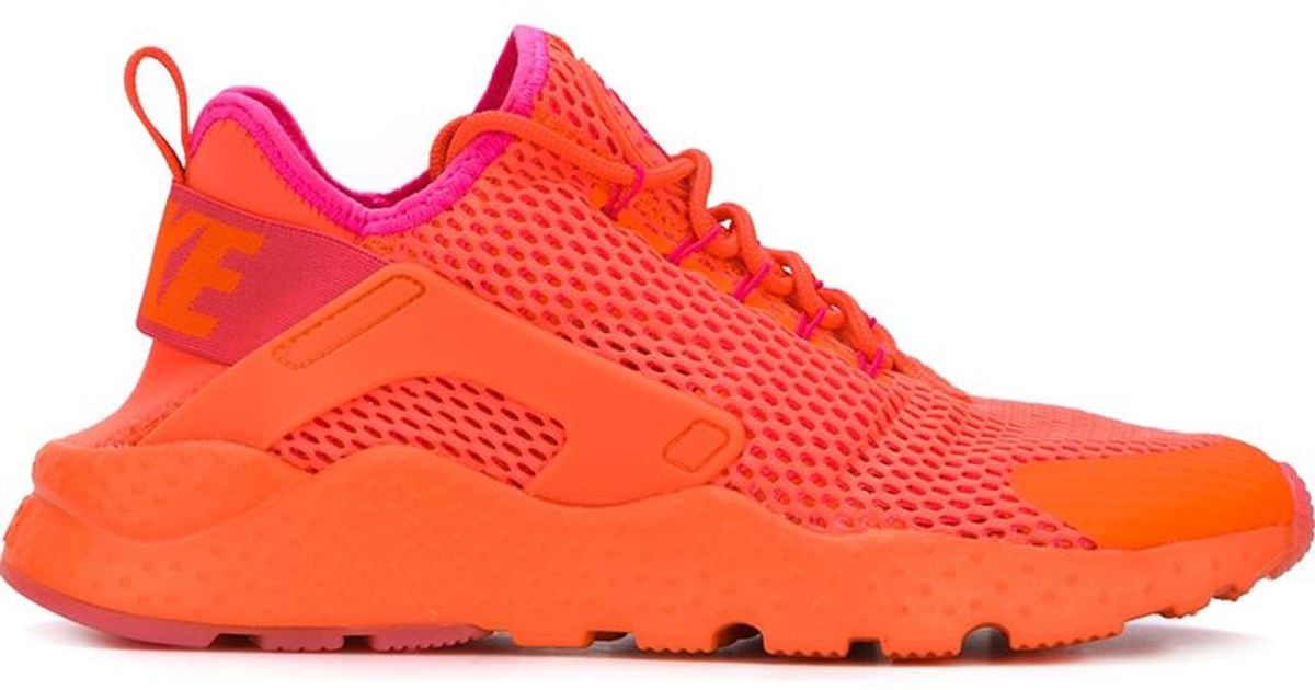 Nike 'Air Huarache Run Ultra Breathe' Sneakers in Yellow & Orange (Orange)  | Lyst