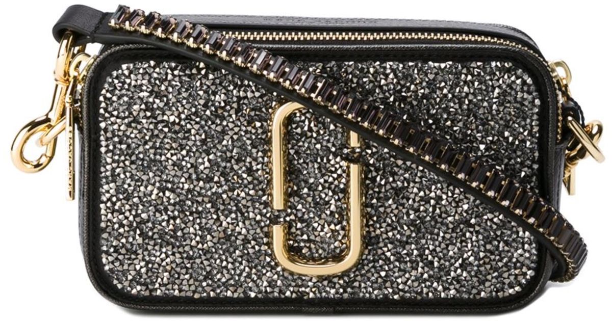 Marc Jacobs Leather 'snapshot' Camera Crossbody Bag in Black Lyst