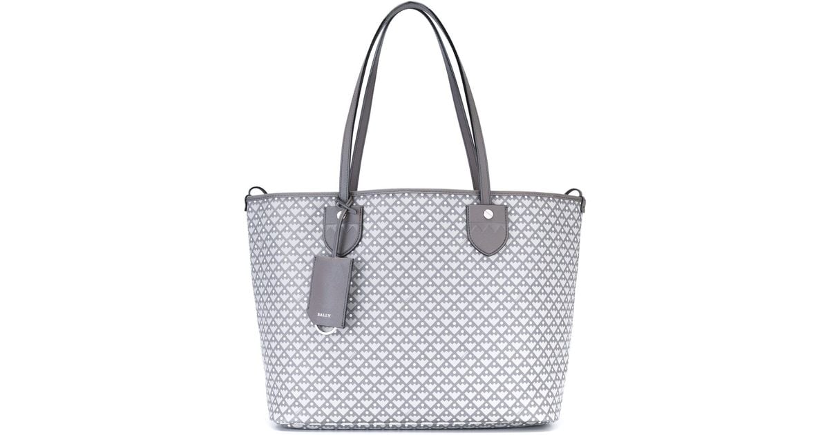 Bally Medium 'bernina' Tote in Gray (GREY) Lyst