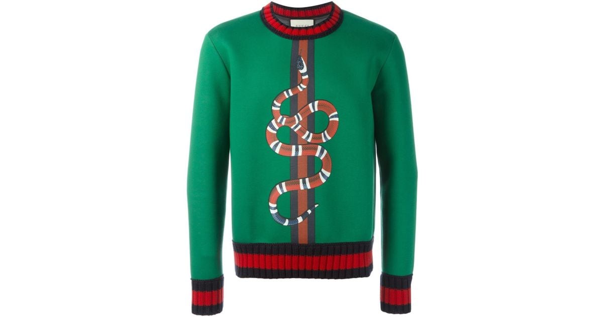 gucci snake sweatshirt