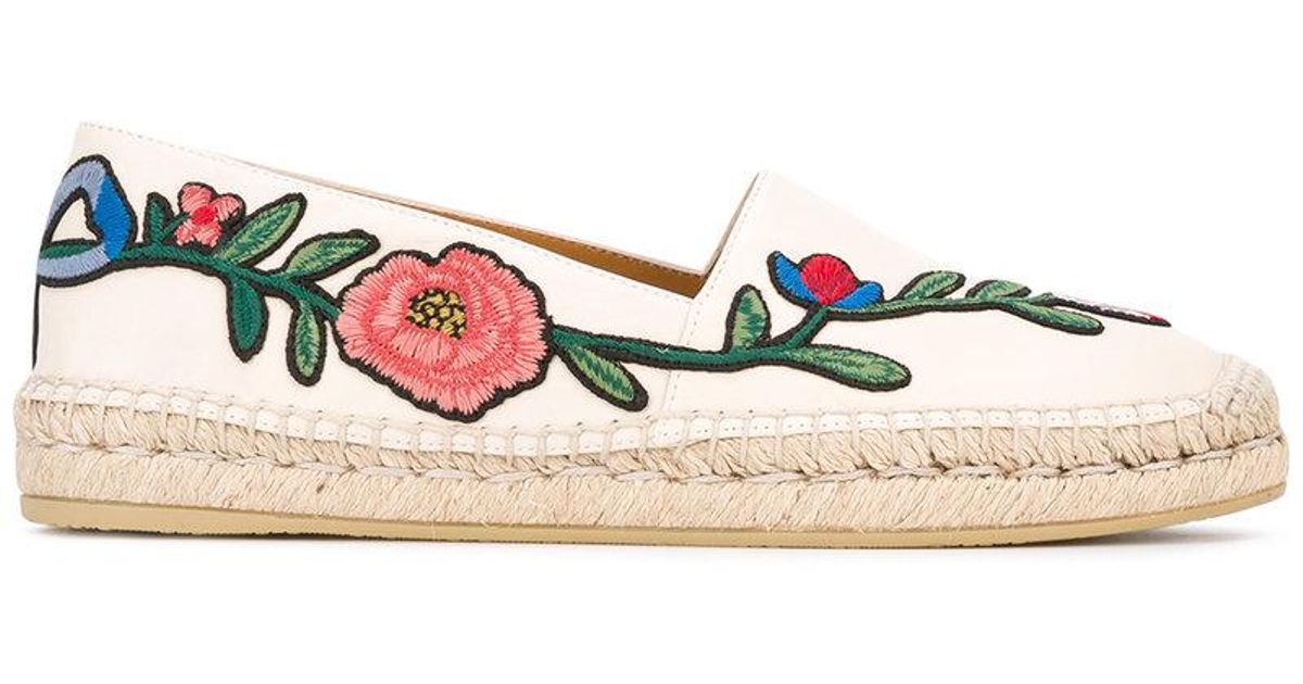 gucci flower espadrilles