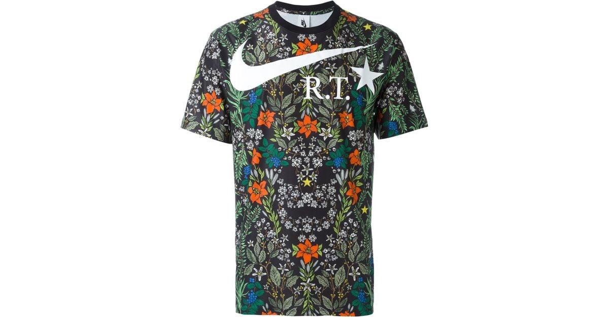 nike floral shirt mens