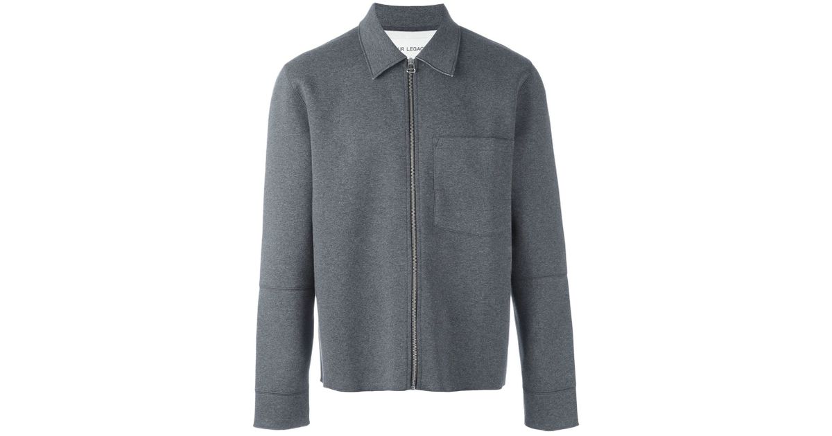 our legacy raw edge blouson