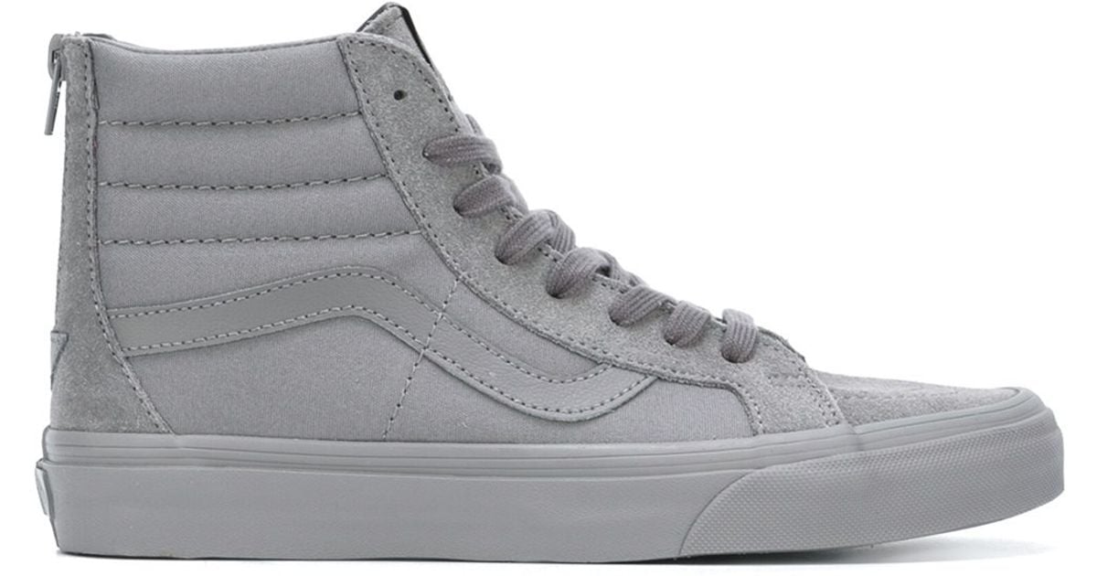 Vans Cotton 'Monochrome Pack' High-Tops in Grey (Gray) for Men | Lyst