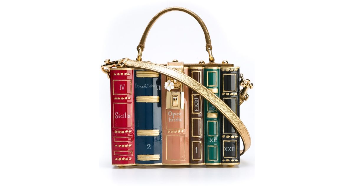 Dolce & Gabbana Book Shelf Box Bag | Lyst