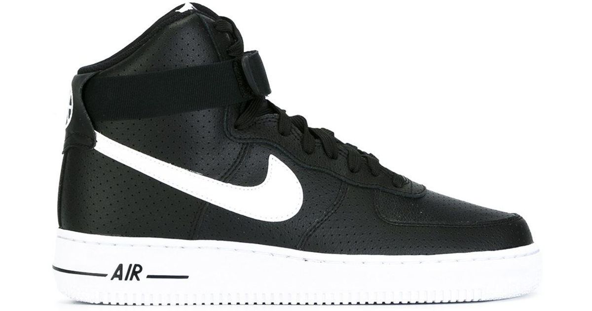 custom black air force 1 high top