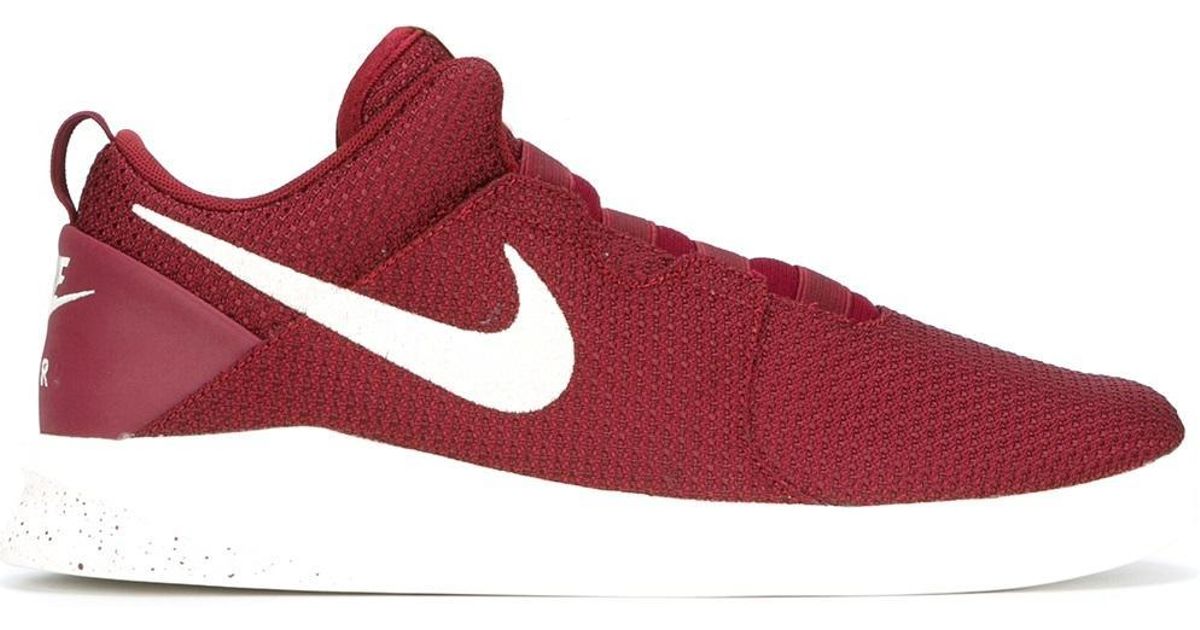 Nike Leather 'air Shibusa' Sneakers in Red for Men - Lyst