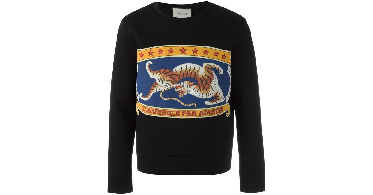 Gucci Circus-print Cotton Sweatshirt in 