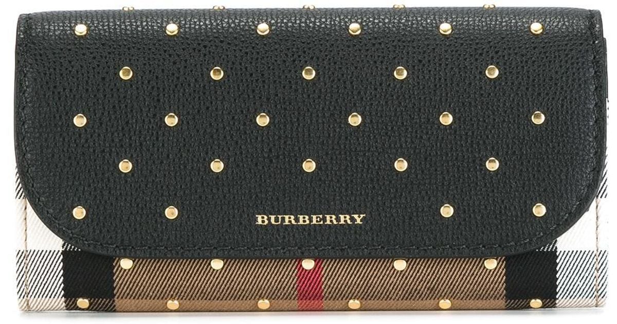 burberry studded wallet