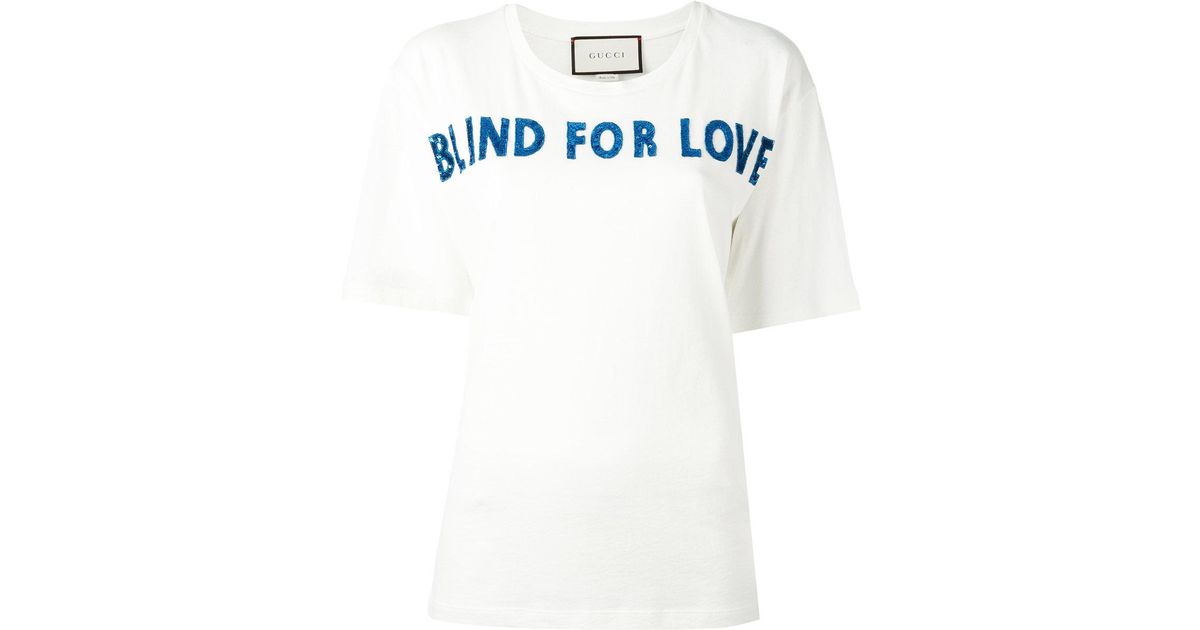gucci blind for love t shirt