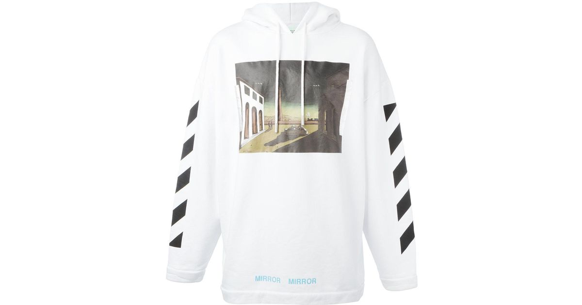 Off-White c/o Virgil Abloh Cotton Mirror Mirror Hoodie for Men | Lyst UK