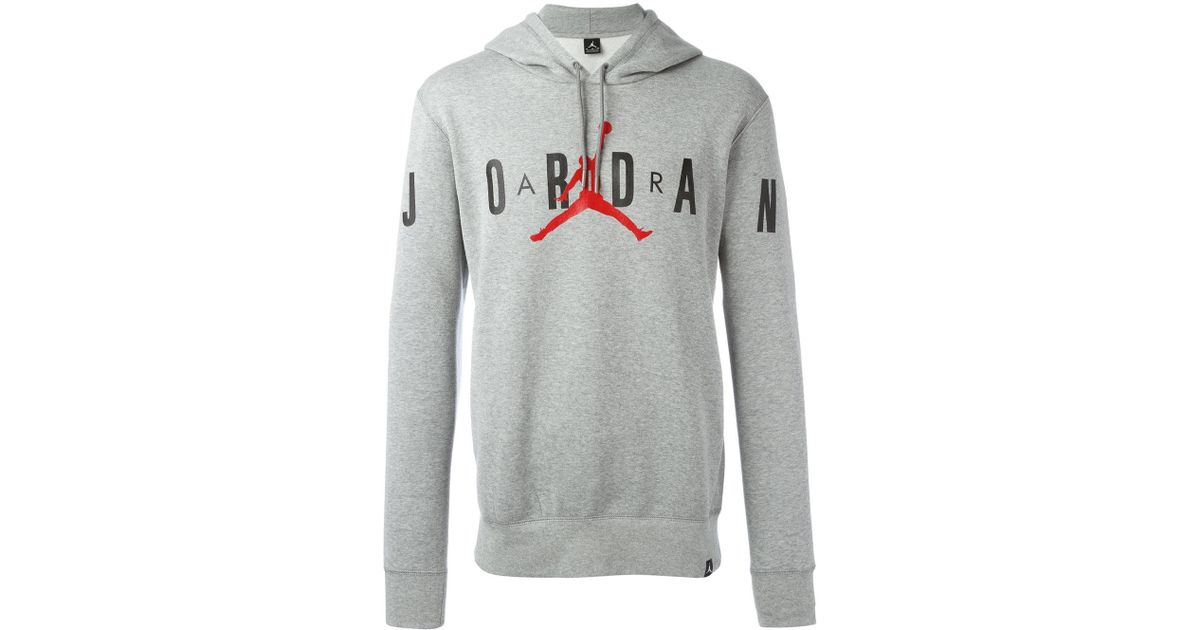 nike jordan hoodie grey