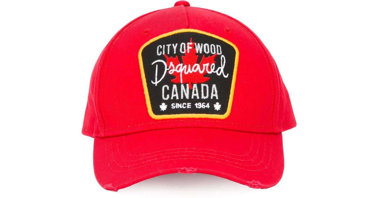 city of wood dsquared cap