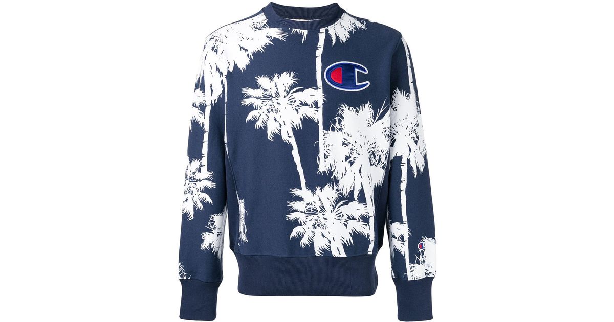 champion palm tree sweatshirt