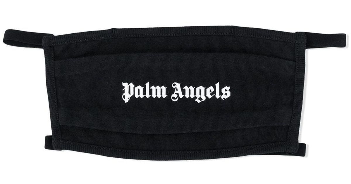Palm Angels Baumwolle Mundschutz mit Logo-Print in Schwarz - Sparen Sie 17%  - Lyst