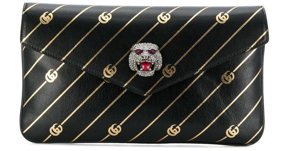 Gucci Envelope Style Clutch in Black Save 23 Lyst
