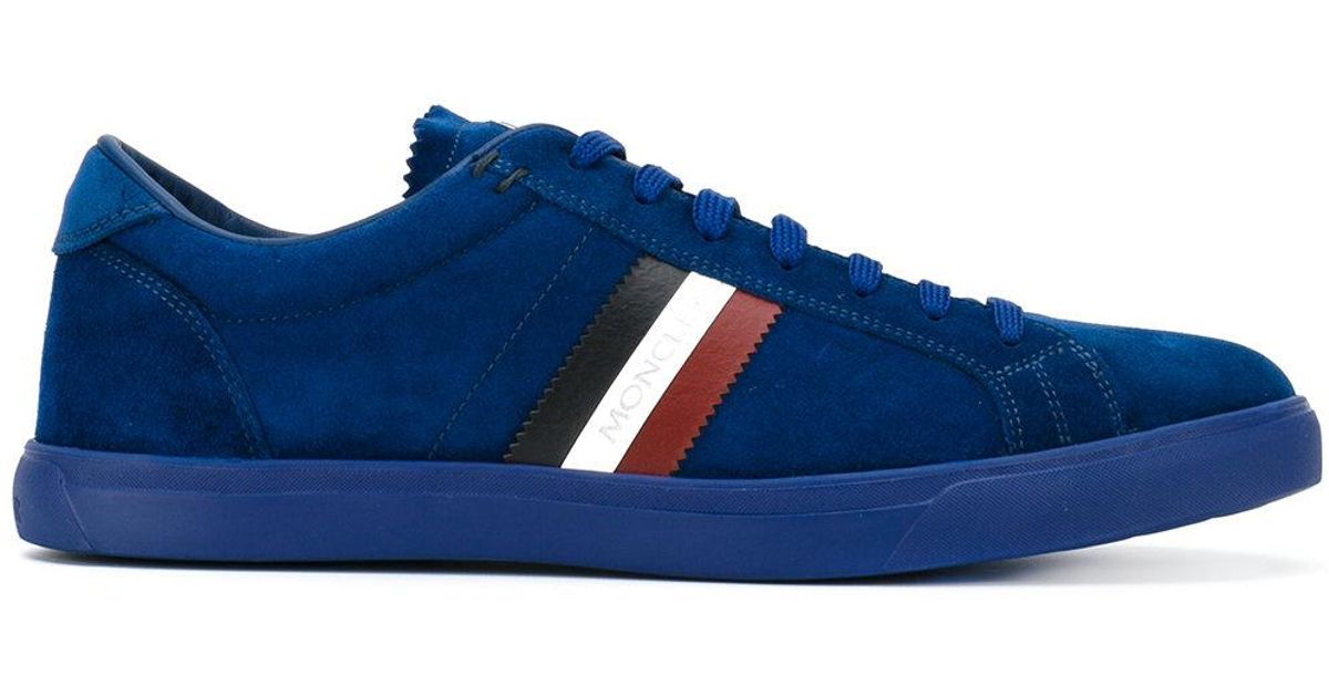 blue moncler trainers