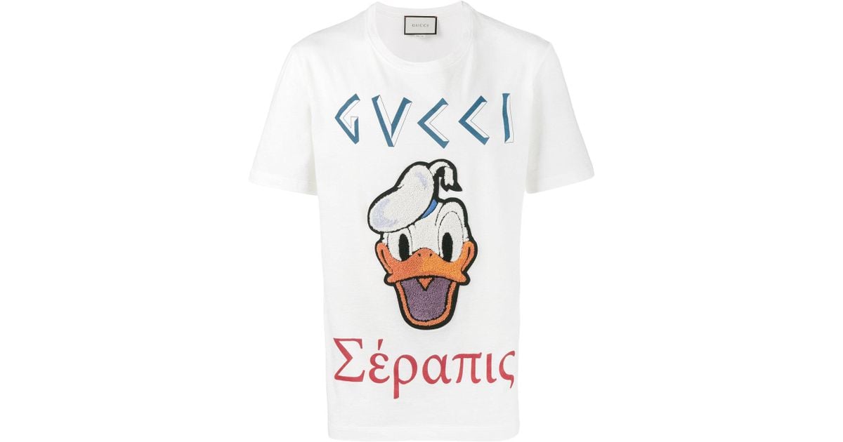 donald duck gucci shirt