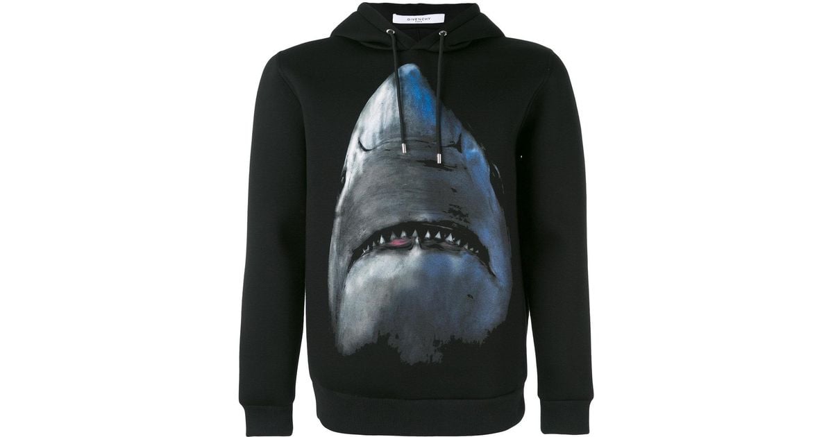Givenchy Synthetic Shark Print Hoodie 