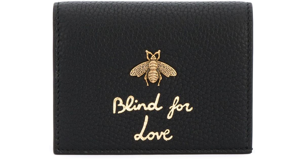 Gucci Leather 'blind For Love' Wallet 
