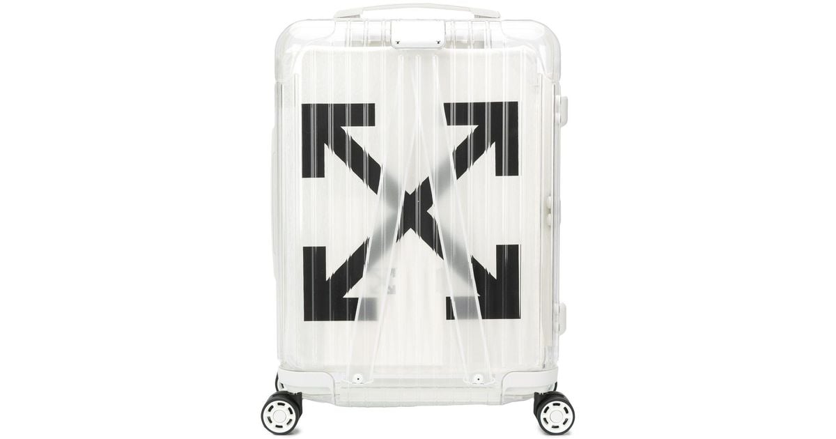 Trolley trasparente X Rimowa di Off-White c/o Virgil Abloh in Bianco | Lyst