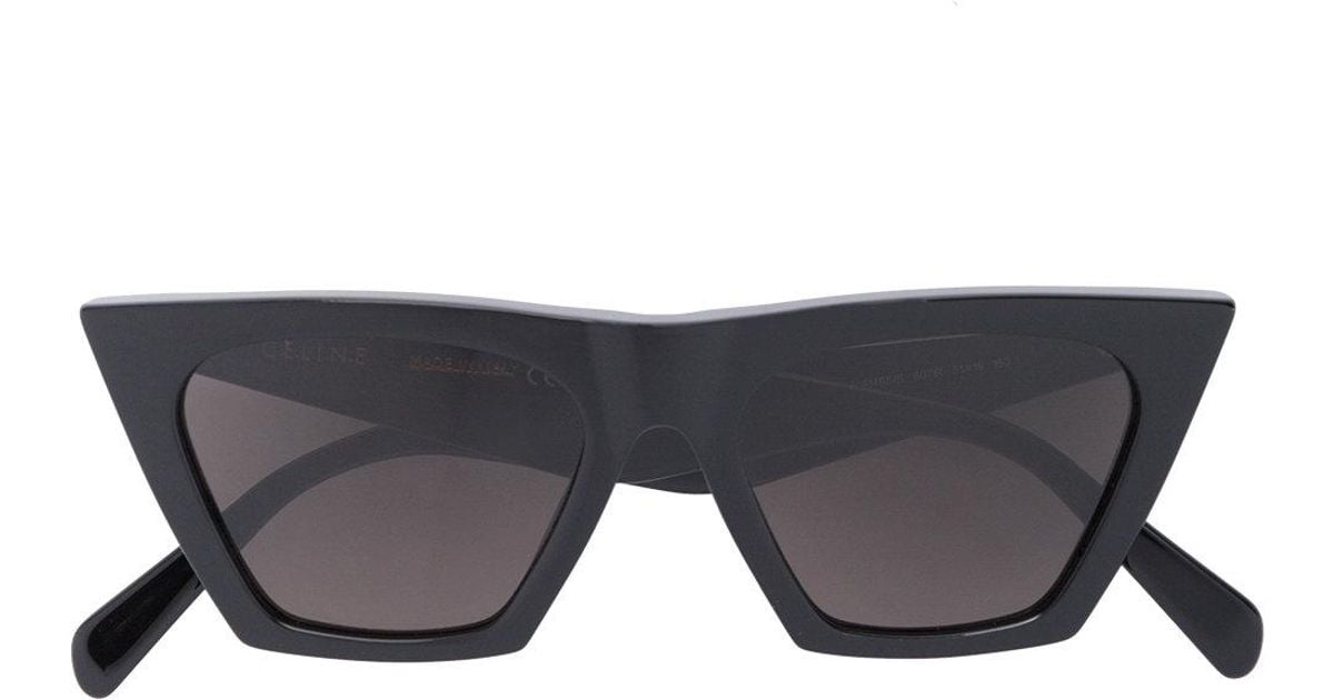 Celine Sunglasses in Black | Lyst