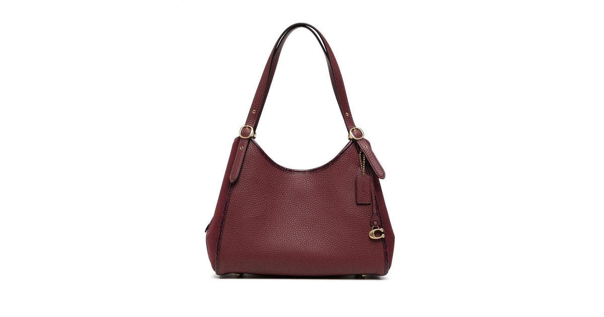COACH Lori Leather Shoulder Bag in Red Lyst Australia