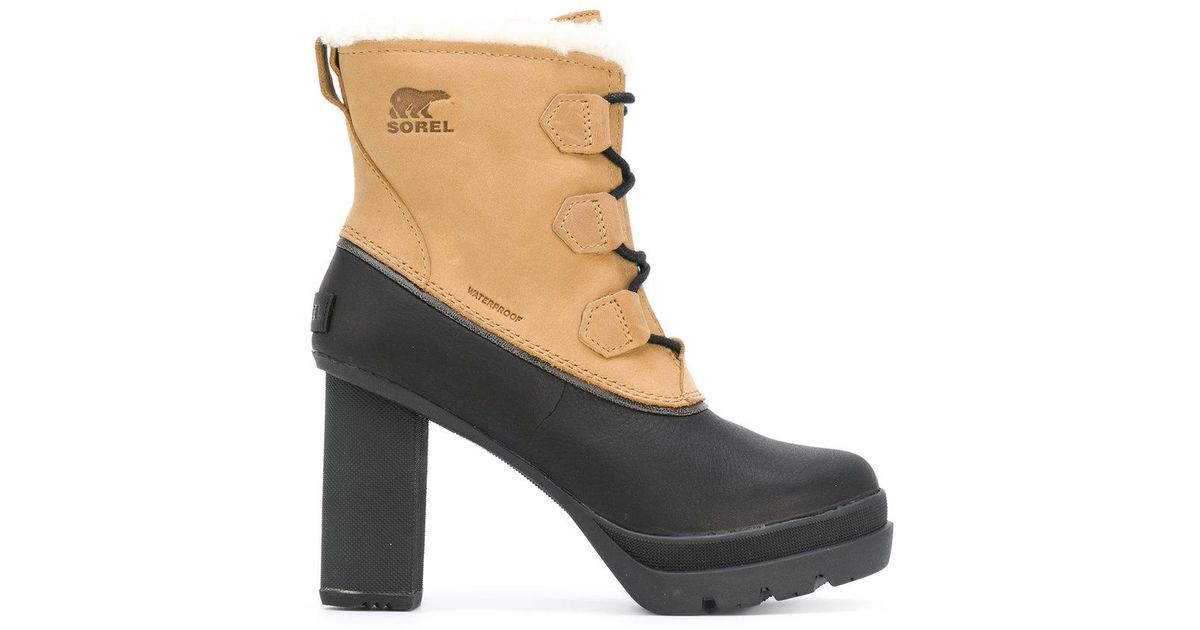 sorel heel shoes