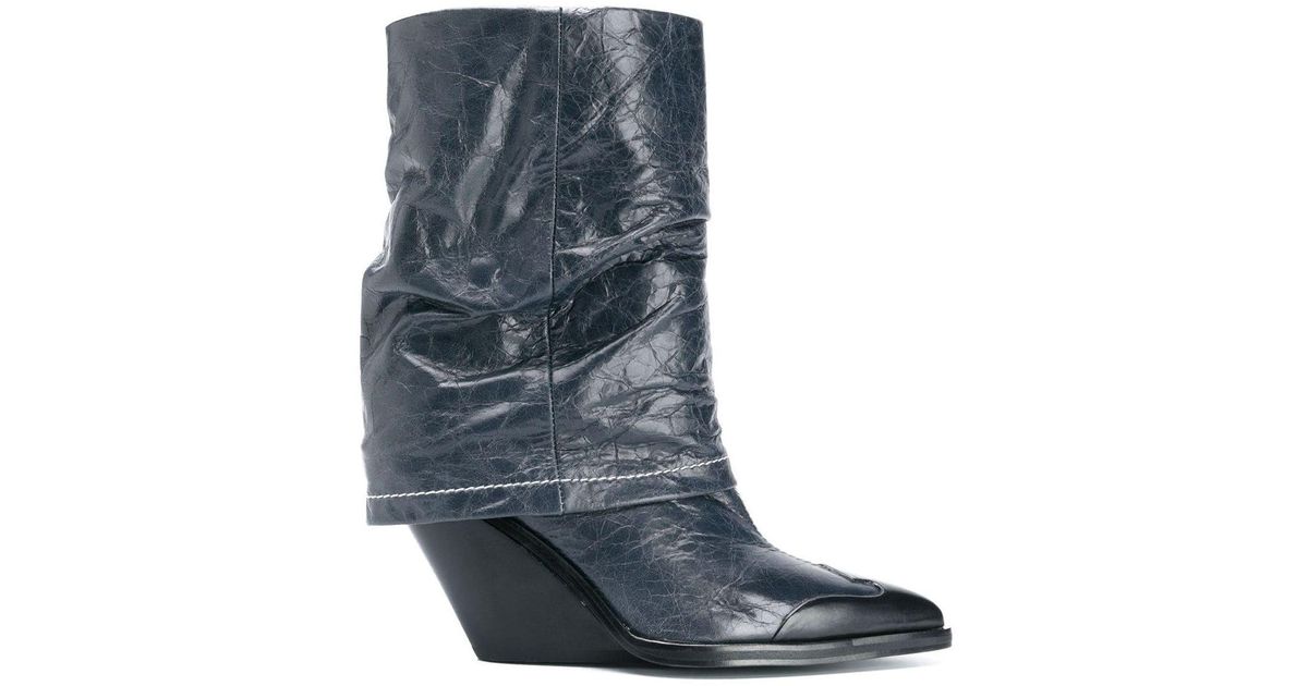 diesel wedge boots