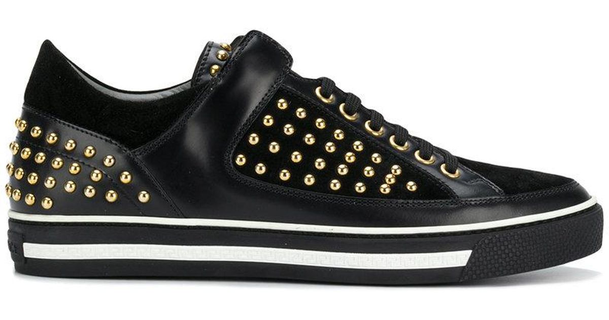 versace studded shoes