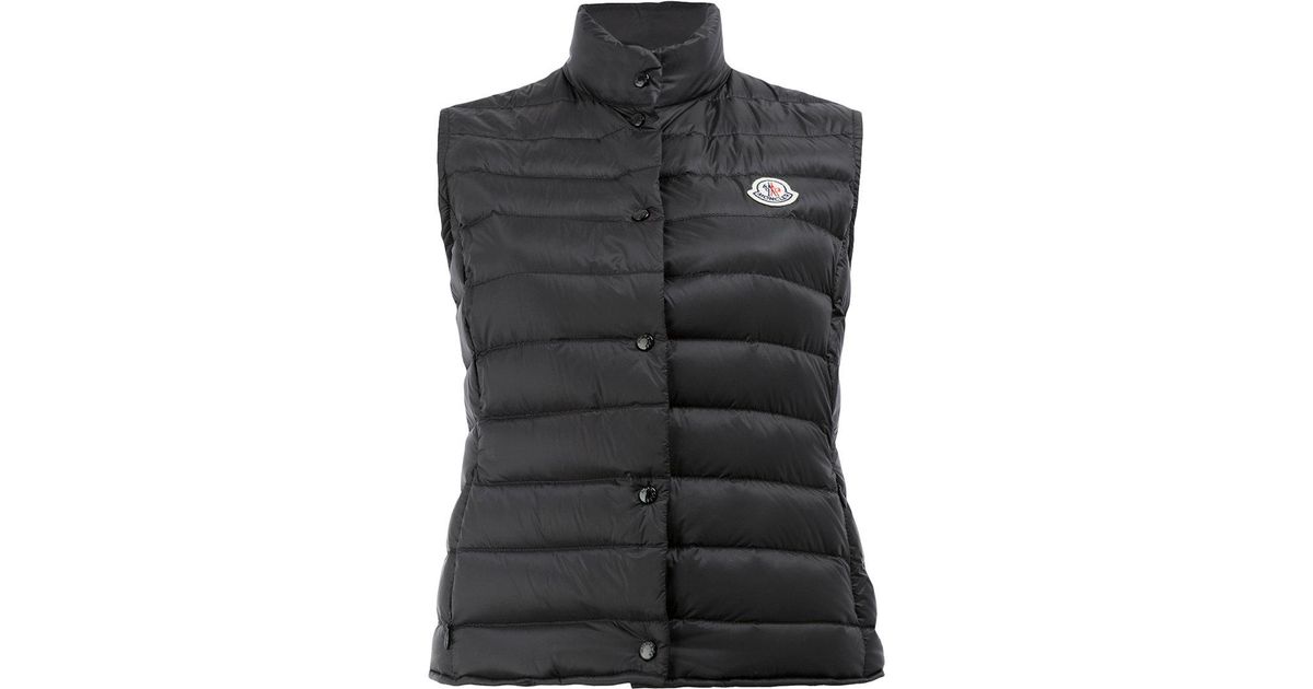 moncler liane gilet in black moncler liane gilet in black