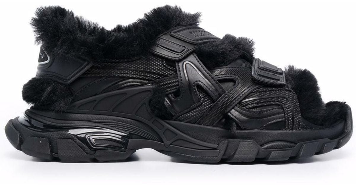 balenciaga track sandals mens