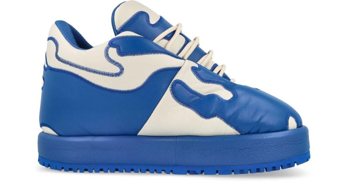 メンズ PDF Nuvola Mercury Pelle レザースニーカー ブルー | Lyst