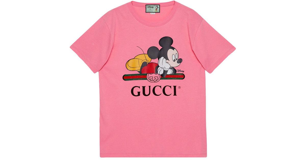 Gucci Disney X Oversize T-shirt in Pink | Lyst Australia Gucci Disney X Oversize T-shirt in Pink | Lyst Australia