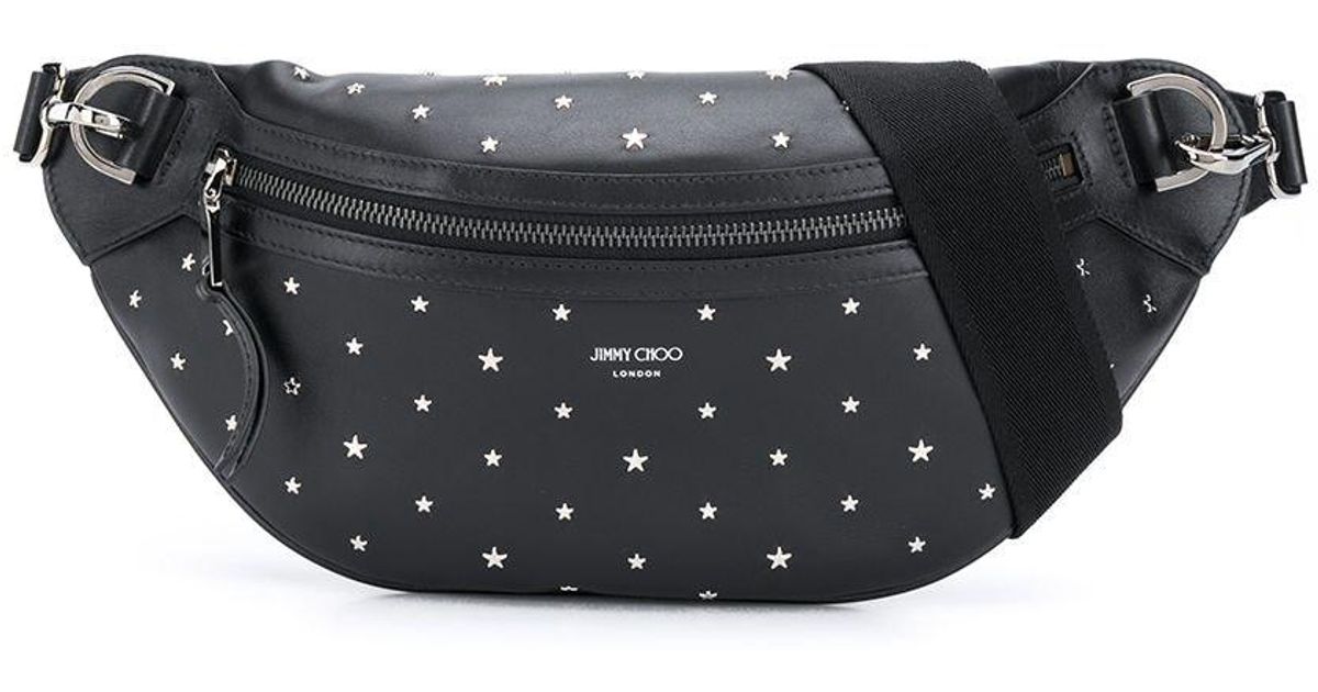 Jimmy Choo Star Studded Belt Bag in Black for Men Lyst