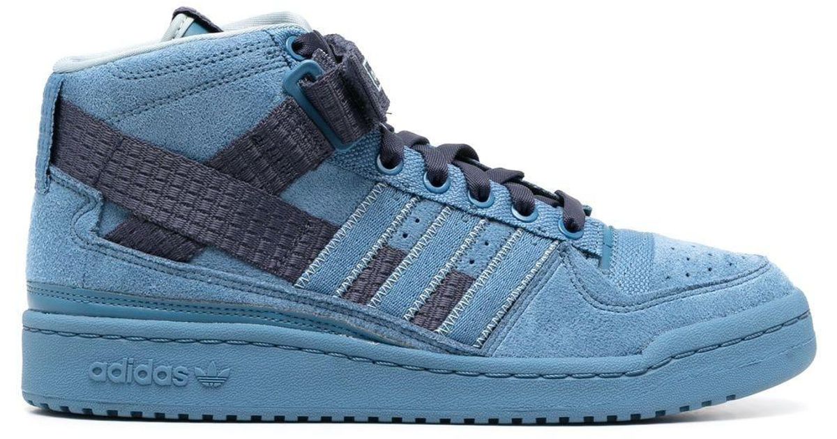 adidas Forum Mid Parley High-top Sneakers in Blue | Lyst