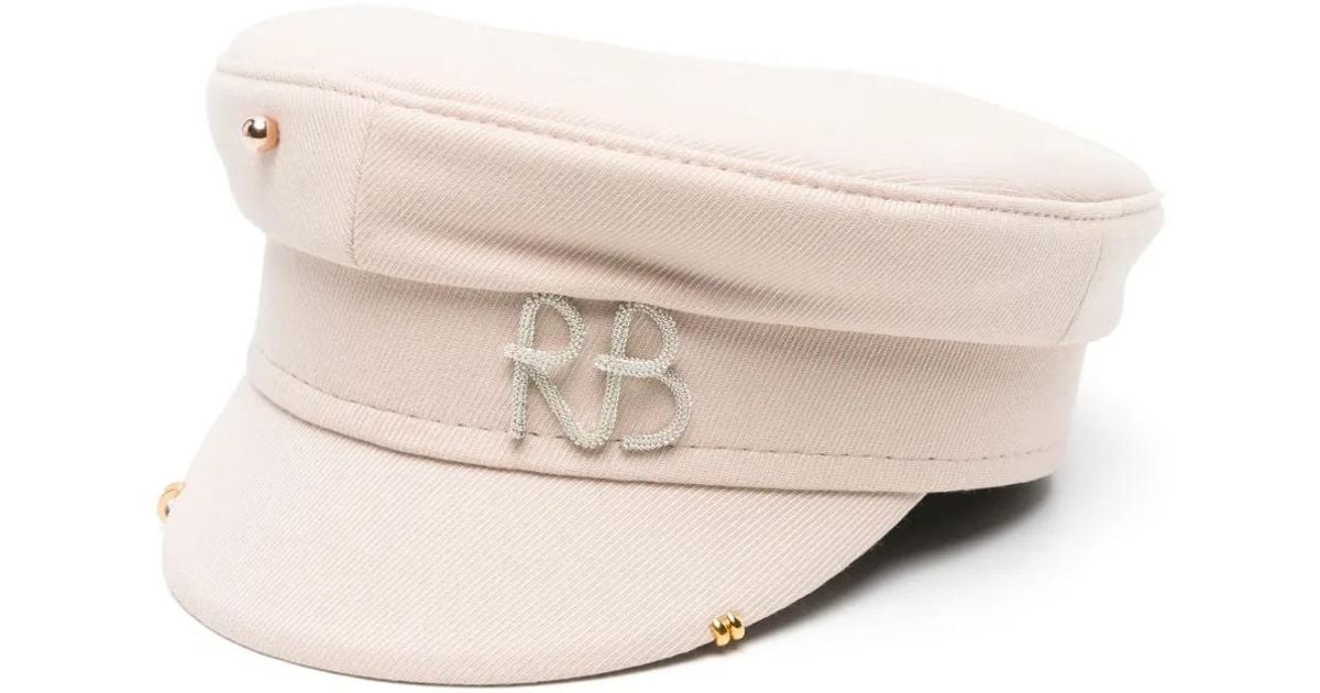 Ruslan Turko Ruslan Baginskiy Pierced Baker Boy Cap in Natural | Lyst