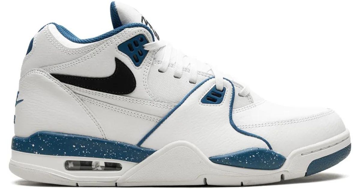 Nike Air Flight 89 Panelled Sneakers in Blue | Lyst