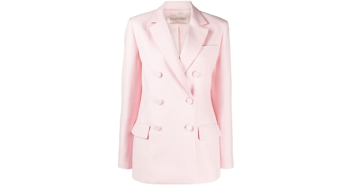 Valentino Garavani double-breasted blazer - Pink