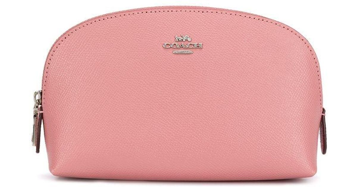COACH Leather Cosmetic Case 17 in Pink | Lyst Canada